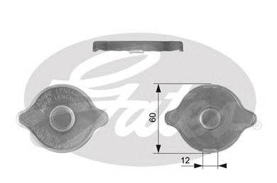 Крышка, радиатор GATES RC121