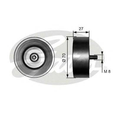 Паразитный / ведущий ролик, поликлиновой ремень GATES T36294