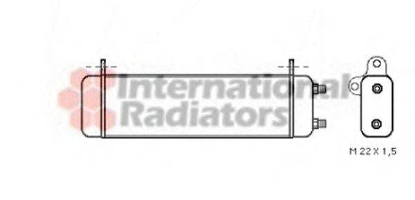 масляный радиатор, двигательное масло NISSENS 90571