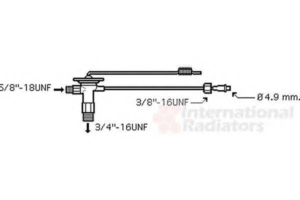 Расширительный клапан, кондиционер VAN WEZEL 06001358