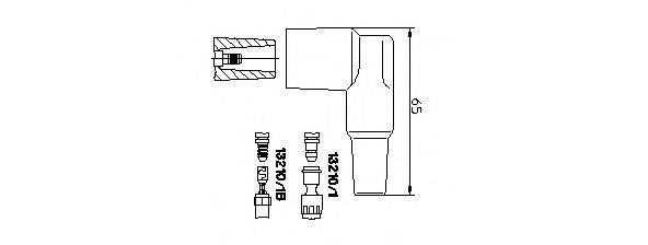 Вилка, распределитель зажигания; Вилка, катушка зажигания BREMI 132101
