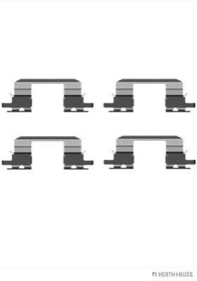 Комплектующие, колодки дискового тормоза HERTH+BUSS JAKOPARTS J3667002