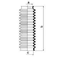 Пыльник, рулевое управление EKG 983953