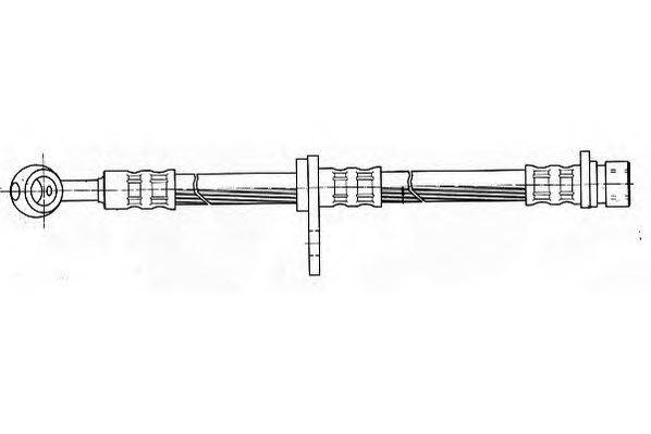 Тормозной шланг FERODO FHY2157