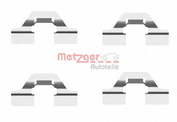 Комплектующие, колодки дискового тормоза METZGER 1091684