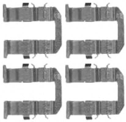 Комплектующие, колодки дискового тормоза OJD (QUICK BRAKE) 1091758