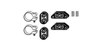 Монтажный комплект, система выпуска HJS 82 23 4079