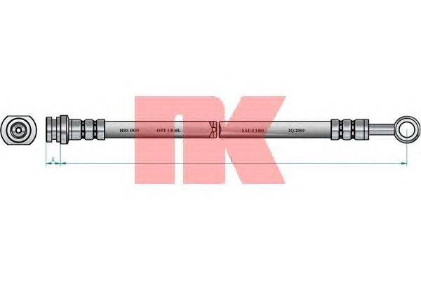 Тормозной шланг NK 855229