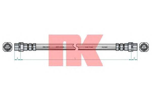 Тормозной шланг NK 851524