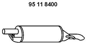 Глушитель выхлопных газов конечный TESH 220589