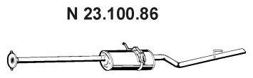 Глушитель выхлопных газов конечный EBERSPÄCHER 23.100.86