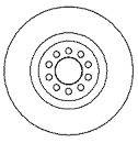 Тормозной диск MAPCO 15873