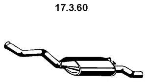 Глушитель выхлопных газов конечный TESH 240210