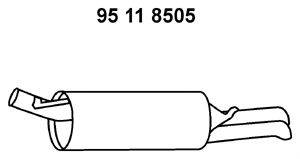 Глушитель выхлопных газов конечный EBERSPÄCHER 95 11 8505