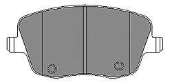 Комплект тормозных колодок, дисковый тормоз MAPCO 6118