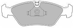 Комплект тормозных колодок, дисковый тормоз MAPCO 6186
