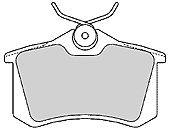 Комплект тормозных колодок, дисковый тормоз MAPCO 6579