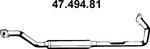 Средний глушитель выхлопных газов EBERSPÄCHER 47.494.81