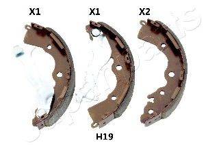 Комплект тормозных колодок JAPANPARTS GFH19AF