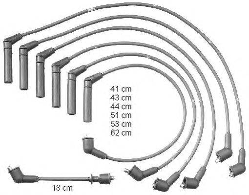 Комплект проводов зажигания BERU ZEF1328