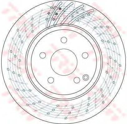 Тормозной диск TRW DF4149