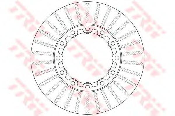 Тормозной диск TRW DF6307S
