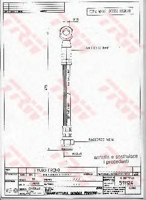 Тормозной шланг TRW PHD1036