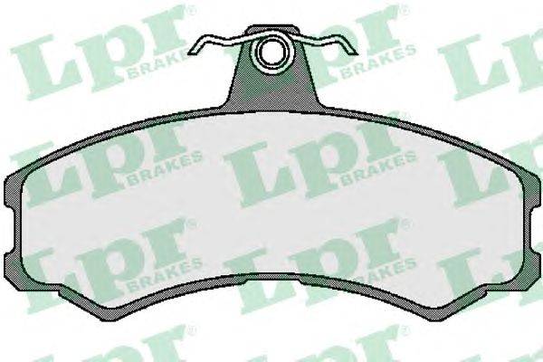 Комплект тормозных колодок, дисковый тормоз LPR 05P1763