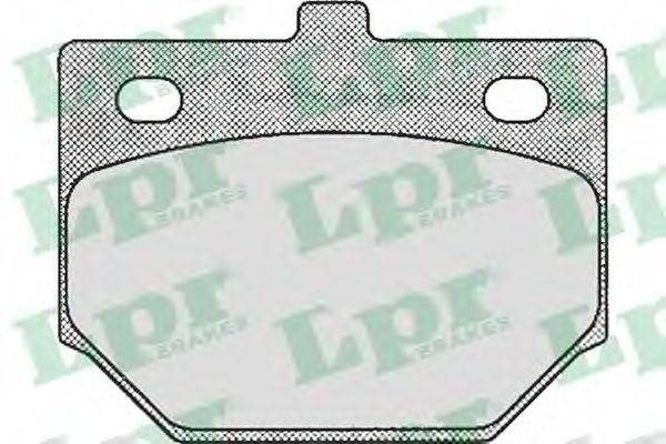 Комплект тормозных колодок, дисковый тормоз LPR 05P182