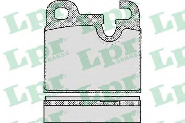 Комплект тормозных колодок, дисковый тормоз LPR 05P203