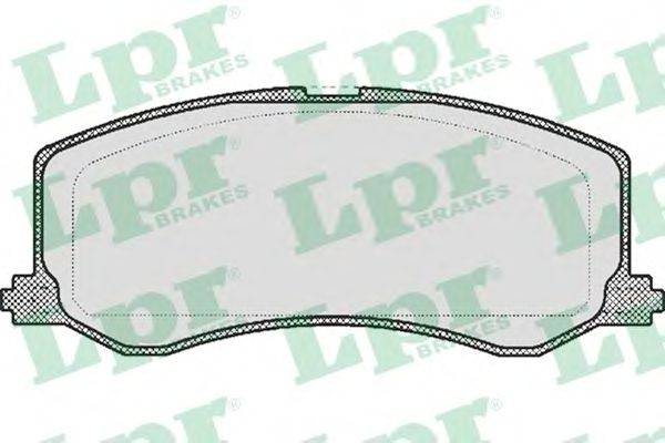 Комплект тормозных колодок, дисковый тормоз LPR 21730