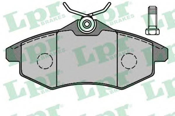 Комплект тормозных колодок, дисковый тормоз LPR 05P805