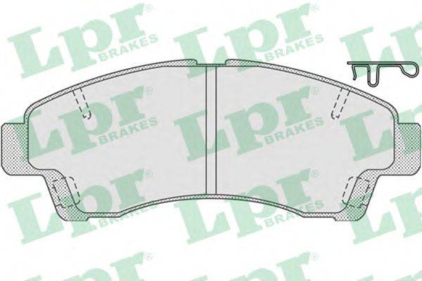 Комплект тормозных колодок, дисковый тормоз LPR 05P818