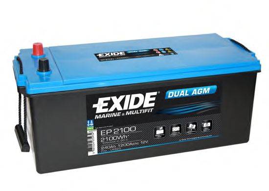 Стартерная аккумуляторная батарея EXIDE EP2100
