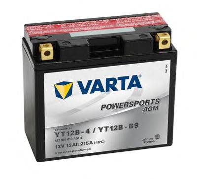 Стартерная аккумуляторная батарея; Стартерная аккумуляторная батарея VARTA YT12BBS
