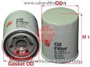 Масляный фильтр SAKURA  Automotive C-1011