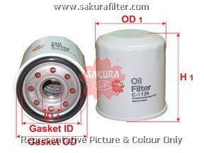 Масляный фильтр SAKURA  Automotive C-1139