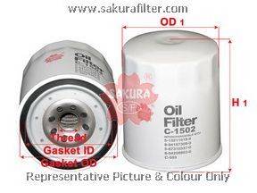 Масляный фильтр SAKURA  Automotive C1502