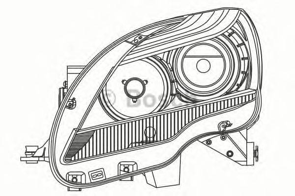 Основная фара BOSCH 0 301 269 203