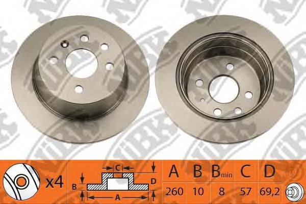 Тормозной диск NiBK RN1286