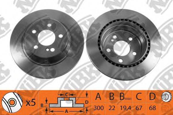 Тормозной диск NiBK RN1272