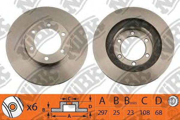 Тормозной диск NiBK RN1319