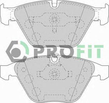 Комплект тормозных колодок, дисковый тормоз PROFIT 5000-1628 C