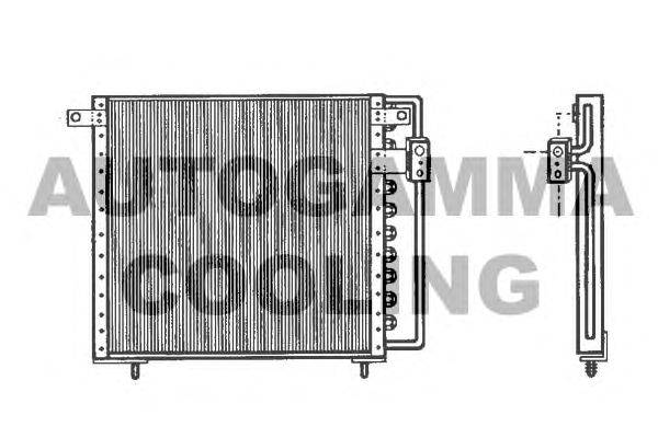 Конденсатор, кондиционер AUTOGAMMA 101753