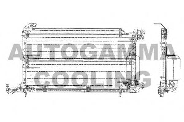 Конденсатор, кондиционер AUTOGAMMA 102814