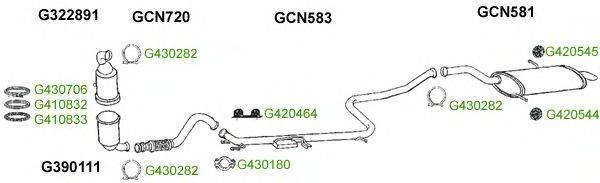 Система выпуска ОГ GT Exhaust 10027