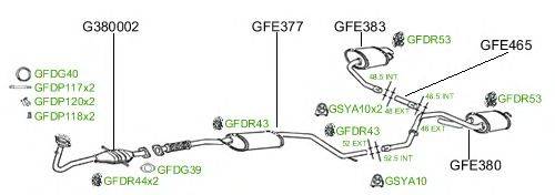 Система выпуска ОГ GT Exhaust 731