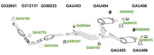 Система выпуска ОГ GT Exhaust 7643