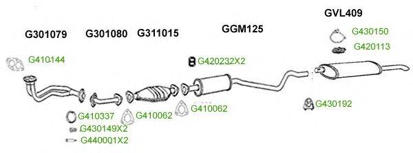 Система выпуска ОГ GT Exhaust 7858