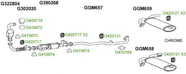 Система выпуска ОГ GT Exhaust 7940